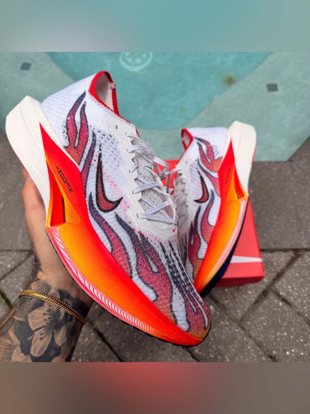 SIZE 13 - NIKE VAPORFLY NEXT% 3 PRM ‘FLAMES’ MEN’S HQ3504-100